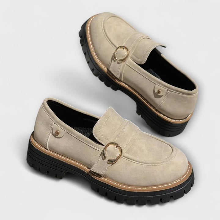 Astrid™ | Avslappnade loafers med rund tå