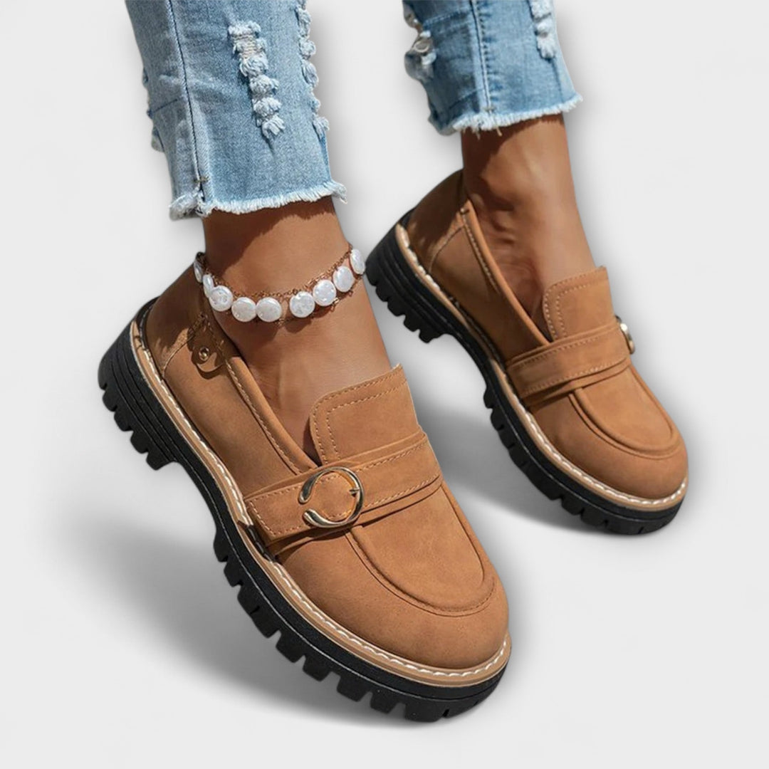 Astrid™ | Avslappnade loafers med rund tå
