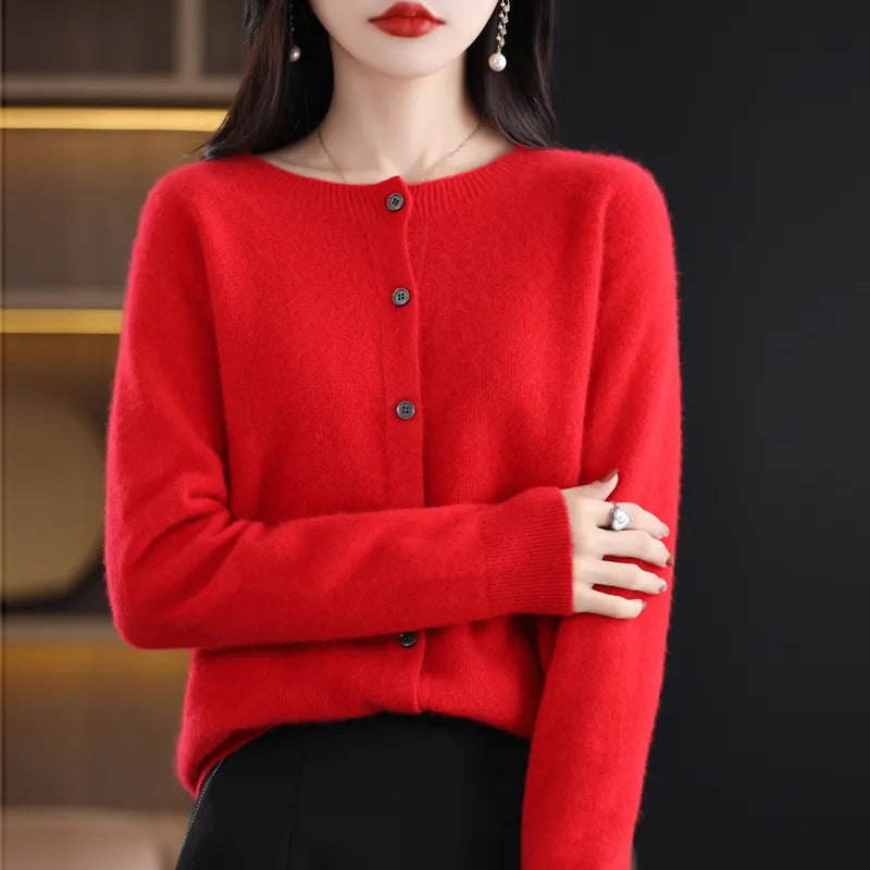 Anna Merino Wool Cardigan