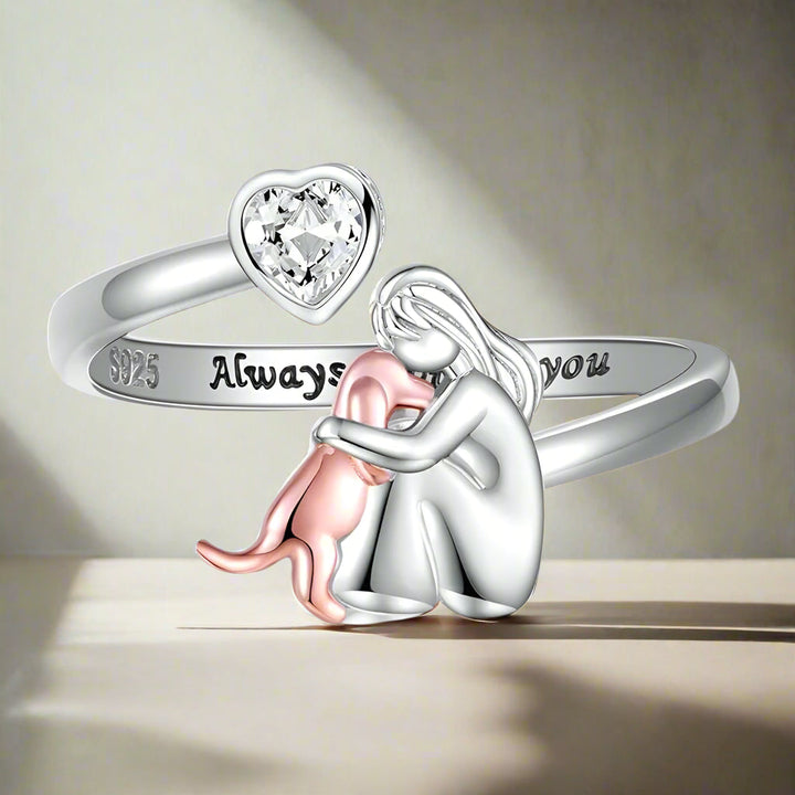 Amina | Rose Dog Ring